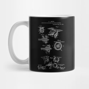 Distributing Mechanism for Seeding Machines Vintage Patent Hand Drawing Mug